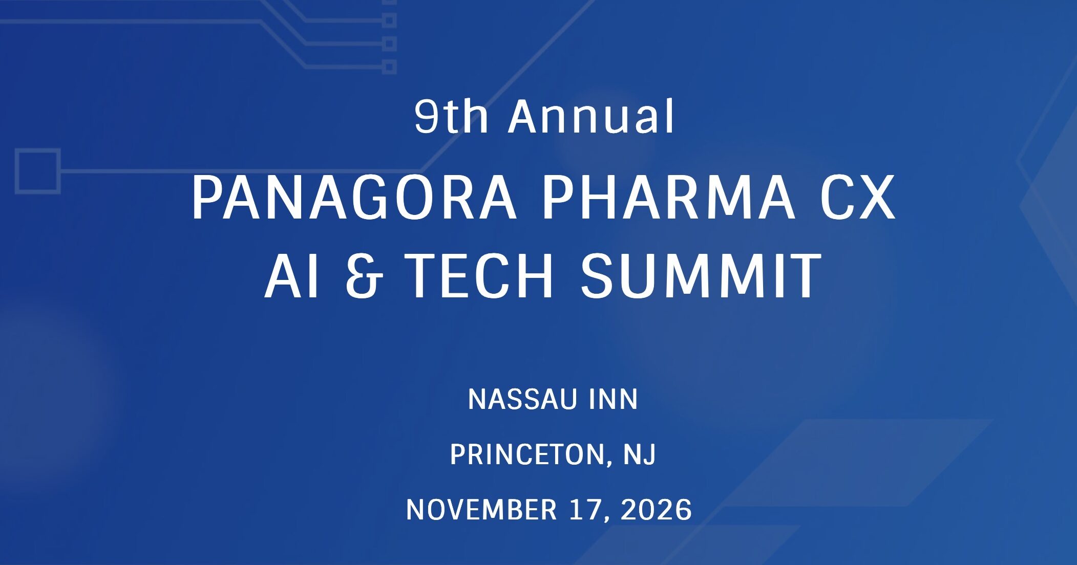 9th Panagora Pharma CX AI & Tech Summit